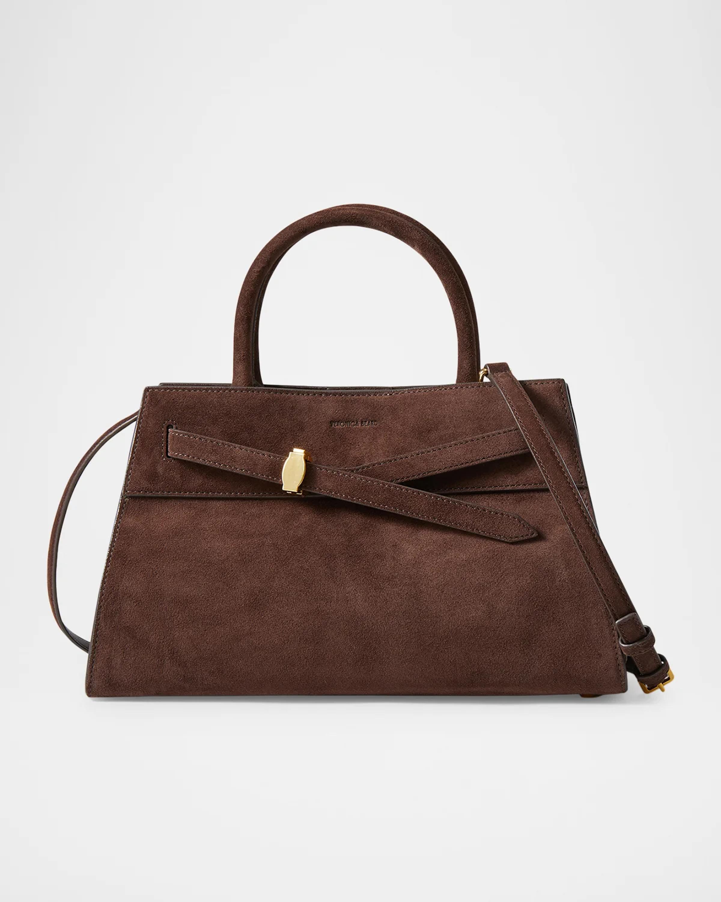 Dash Suede Top Handle Bag