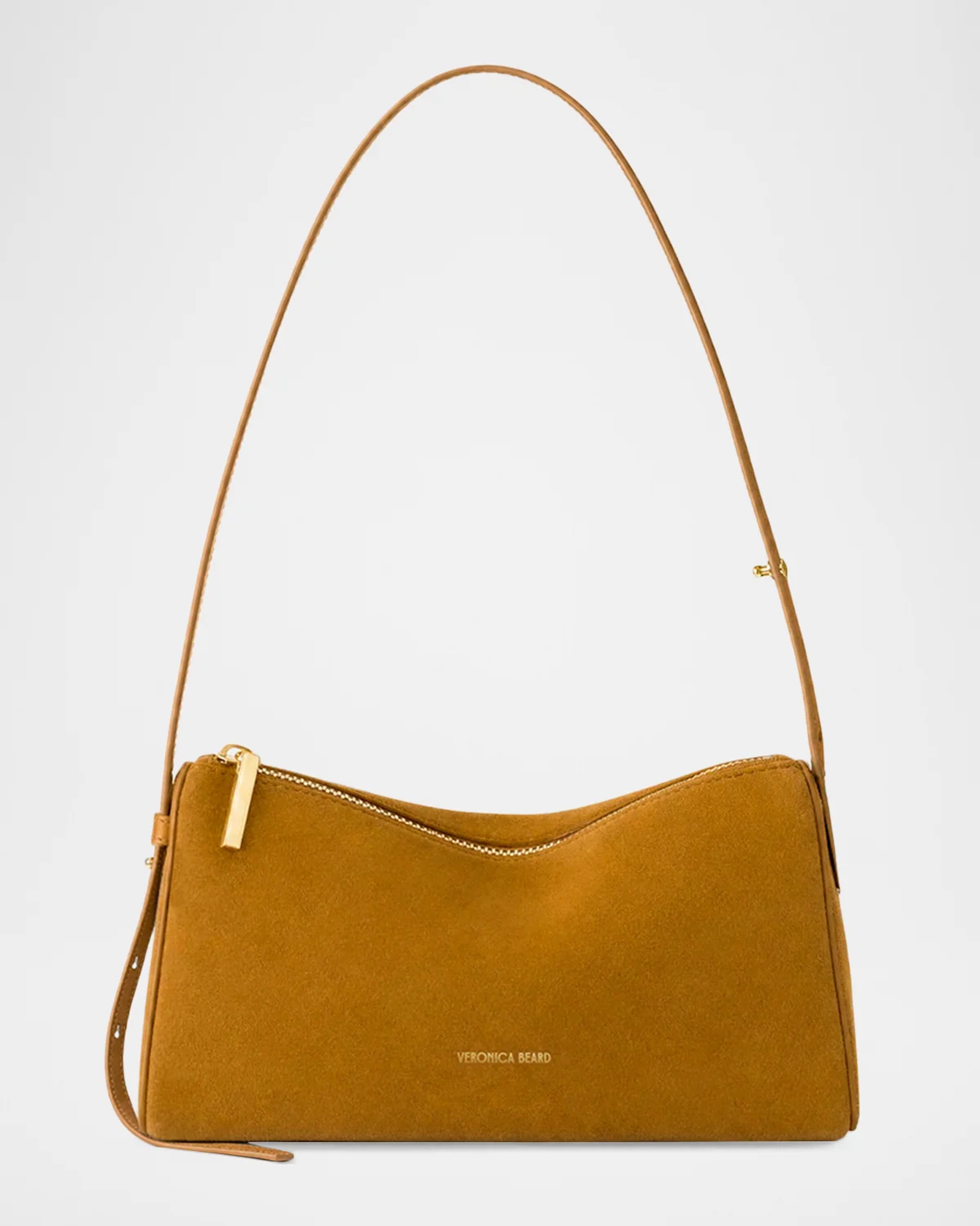 Prism Suede Shoulder Bag