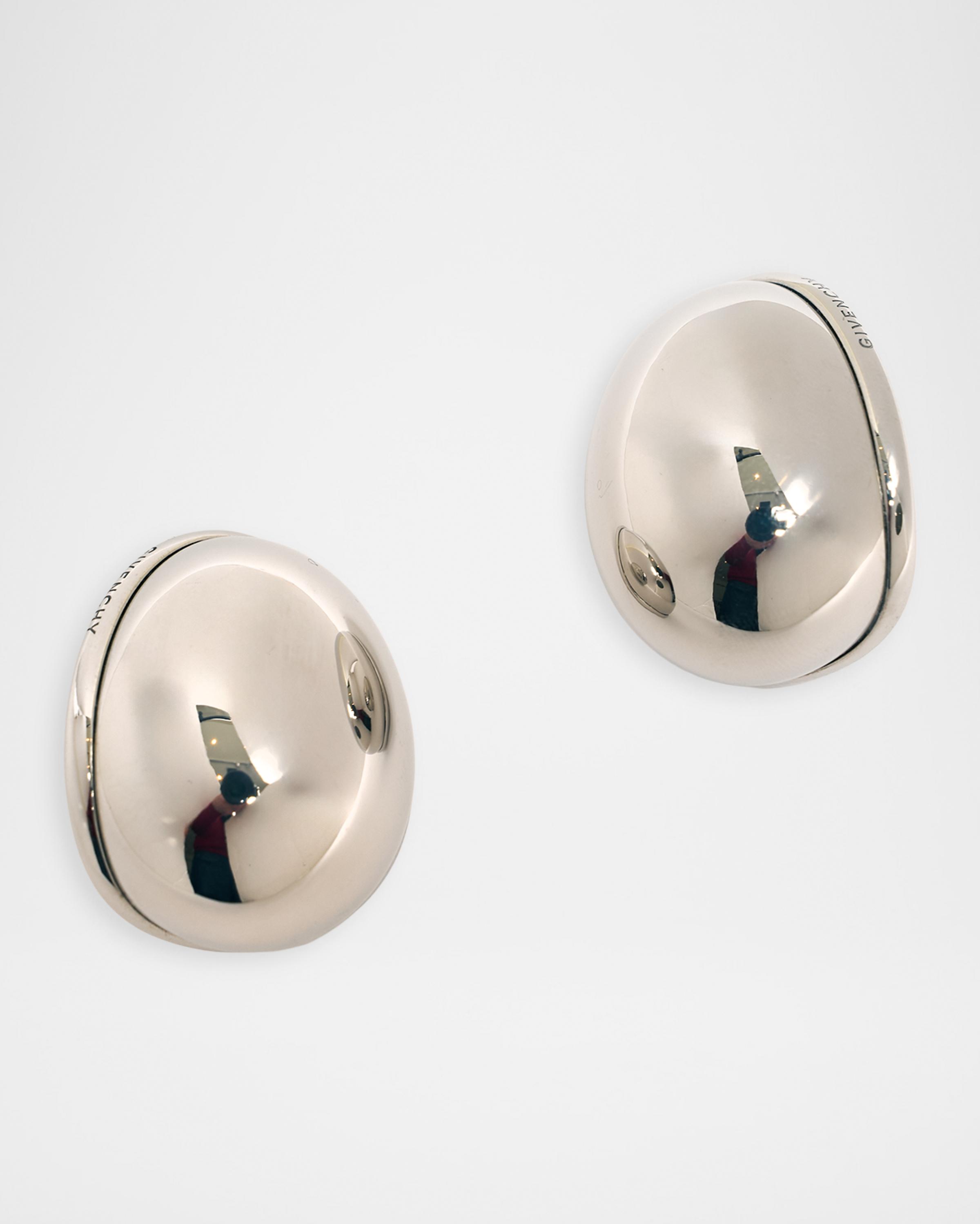 Small Sculpted Dome Earrings