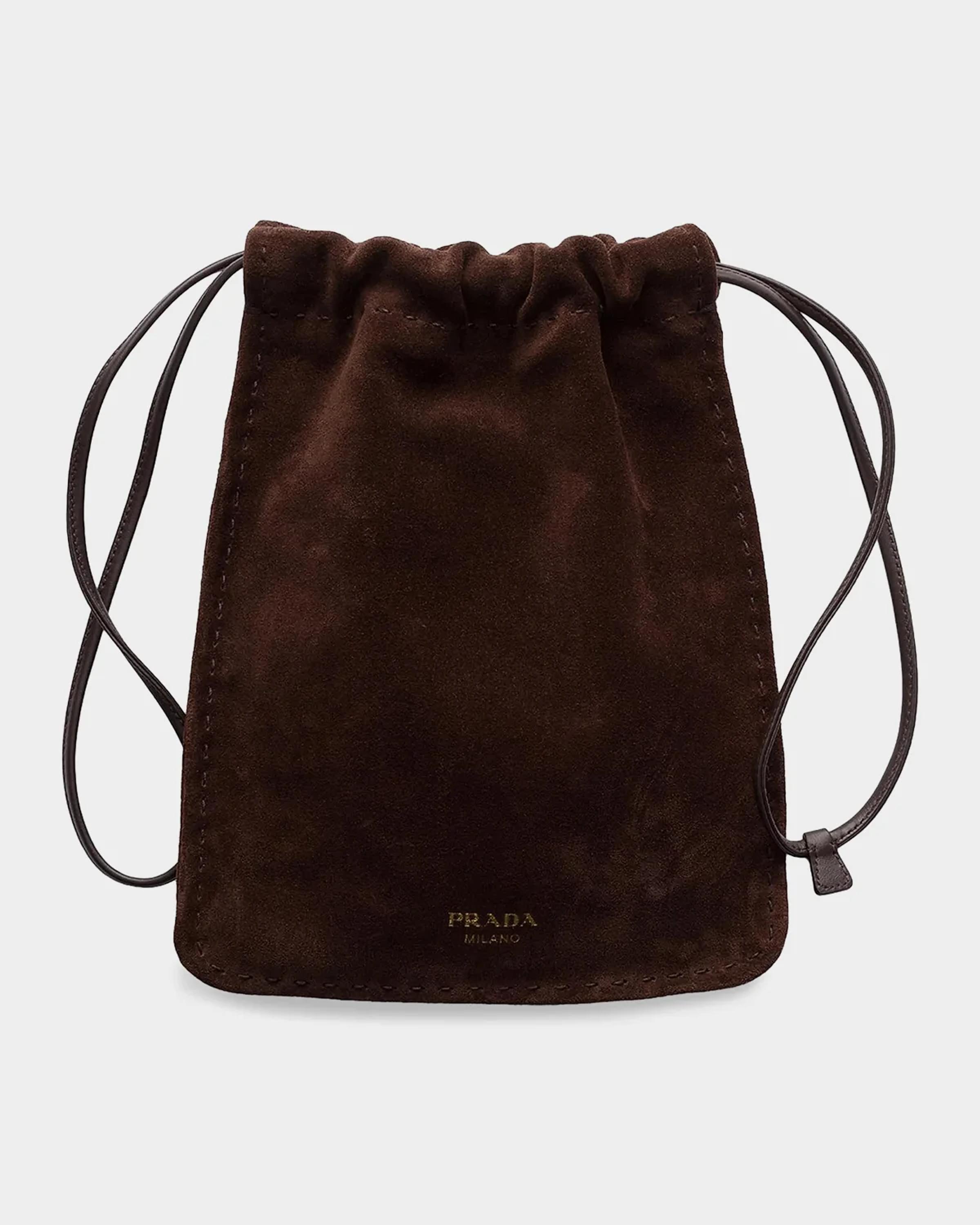 Suede Smartphone Pouch