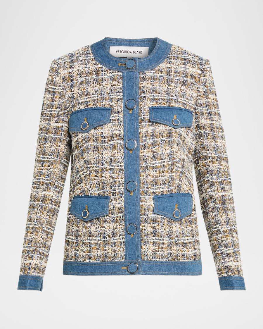 Veronica Beard Ainslie Tailored Tweed Jacket