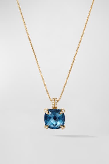 David Yurman Blue Topaz Necklaces | Neiman Marcus
