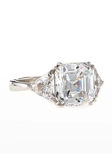 BEMI Elegant White Gold Setting Colorful Zircon Statement Ring Engagement Wedding Promise Rings for Women
