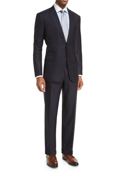 Emporio Armani Suit in Steel Grey Mens Clothing Suits Two-piece suits for Men Black 