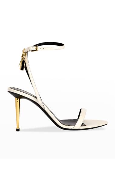 tom ford 85mm lock leather sandals