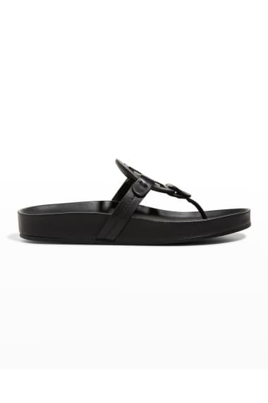 tory burch miller cloud leather thong slides