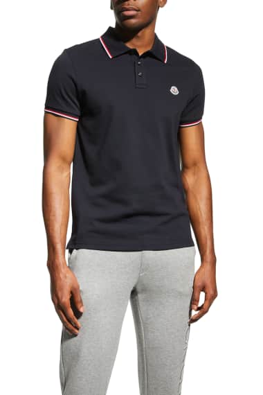Black designer polo shirts Clearance