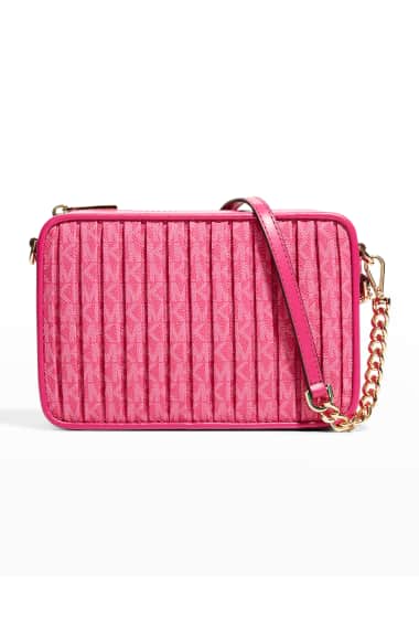 $225 Style & Co Women Red Pleated Purse Jet Set Handbag Clutch Wallet Bag