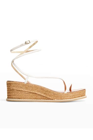 【 開梱 設置?無料 】 Jimmy Choo☆JIMMY CHOO/MUGLER KNEE SANDAL レザーサンダル サンダル・ミュール Jimmy Choo Shoes at Neiman Marcus