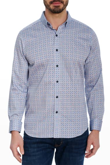 Robert Graham Mens Kobi Henley Shirt Robert Graham Mens Kobi Henley Shirt