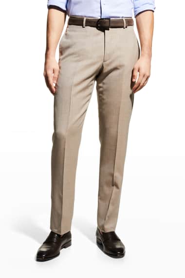 Men's Designer Neutral Straight Pants at Neiman Marcus