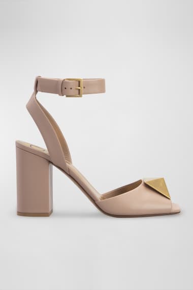 roman stud solo ankle strap sandals
