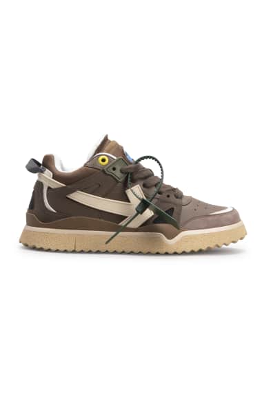 Off white brown shoes clearance