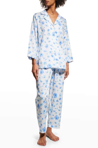 Jamas Navy Fine Stripe Pajamas Size Small Neiman Marcus Retailed $205 NWT P 