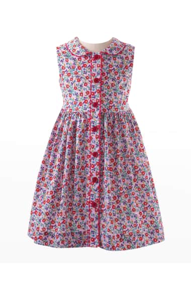 Girl's Design History Striped Flower Sleeveless Dress Multi Color Size 2T $48 
