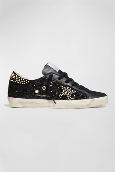 black golden goose sneakers