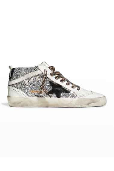 Women's high top golden goose sneakers