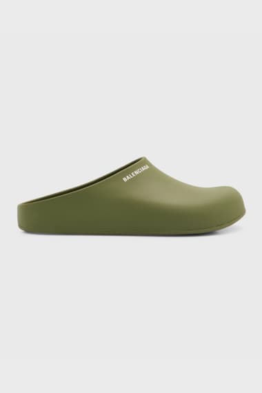 balenciaga clog pool slides