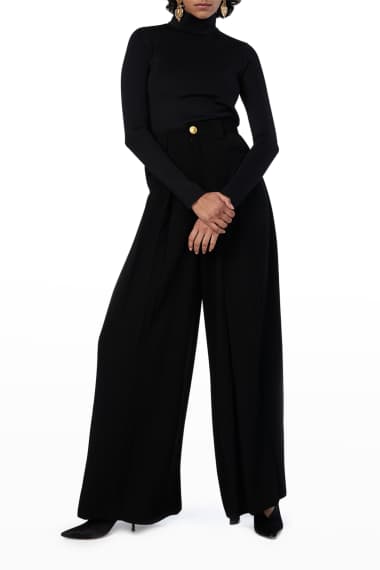 Women's Designer Wide-Leg Pants | Neiman Marcus