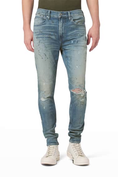 Pantaloni Jeans Uomo Slim Fit Uomini Skinny Denim Jeans Designer ko1008-sg-st 