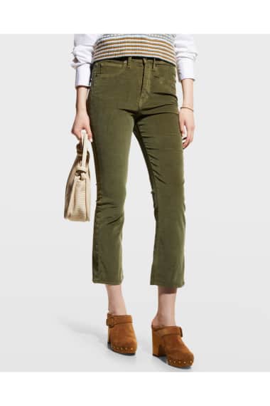 Veronica Beard Synthetic Manisha Cropped Sweatpants in Brown Slacks and Chinos Straight-leg trousers Womens Clothing Trousers 