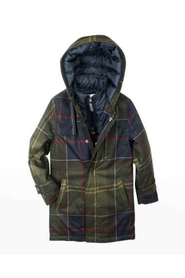 killtec Kalino Jr Boys Quilted Jacket in Down Look with Hood 34575-000 Boys 
