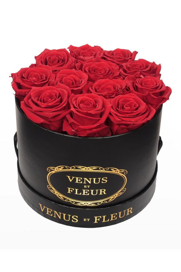 Venus ET Fleur Classic Large Round Black Roses | Neiman Marcus