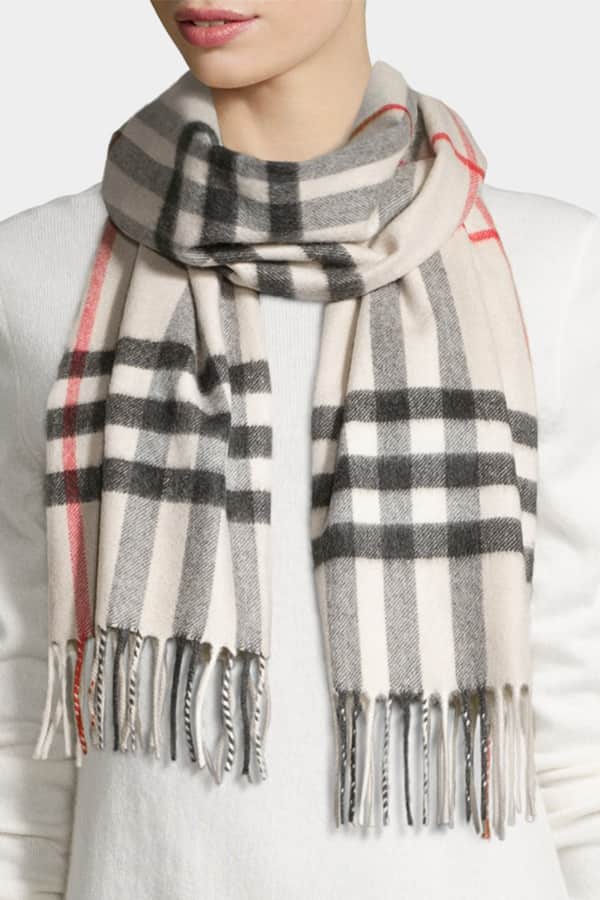 Giant Check Scarf