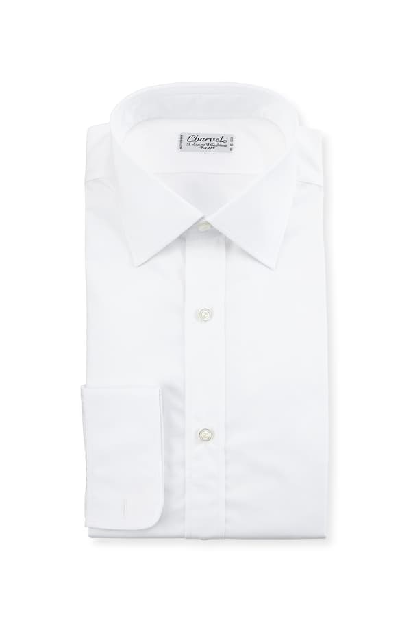 Stefano Ricci Basic French-Cuff Dress Shirt | Neiman Marcus