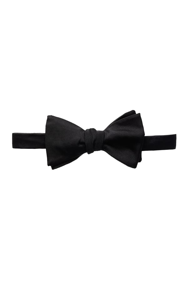 TOM FORD Large Grosgrain Bow Tie, Black | Neiman Marcus
