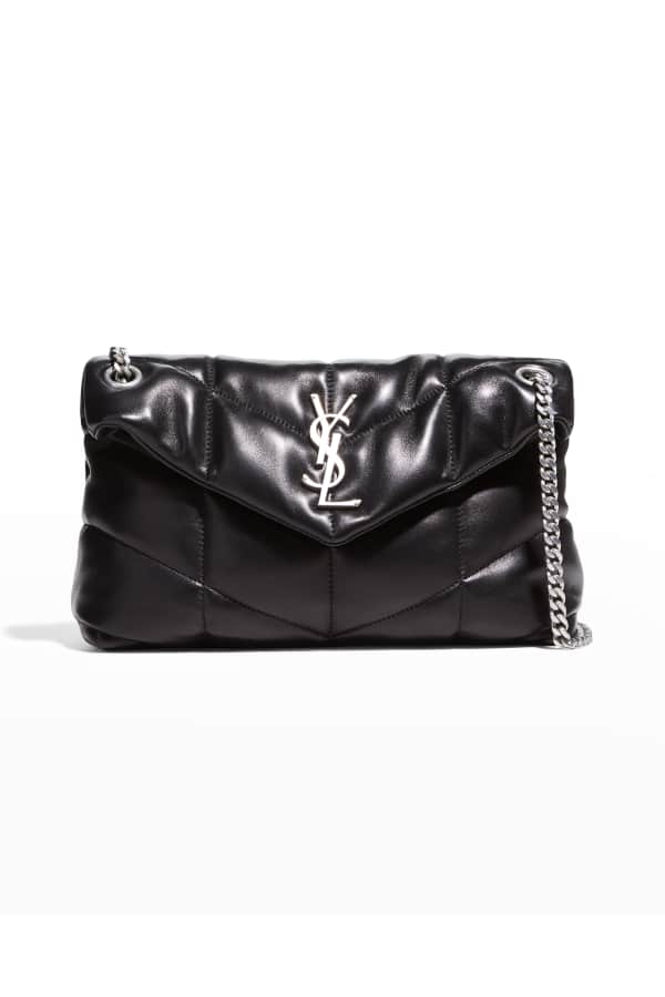 Saint Laurent LouLou YSL Small Quilted Denim Shoulder Bag Neiman Marcus