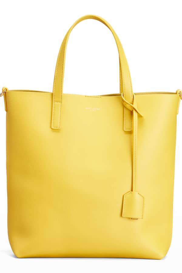 Saint Laurent Toy Bicolor Woven YSL Shopper Tote Bag Neiman Marcus