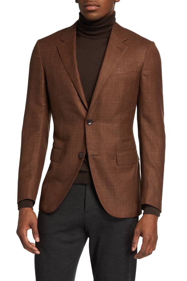 Brioni Men's Solid CashmereBlend Blazer Neiman Marcus