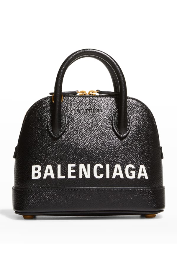 Balenciaga Ville XXS Logo Leather TopHandle Bag Neiman Marcus