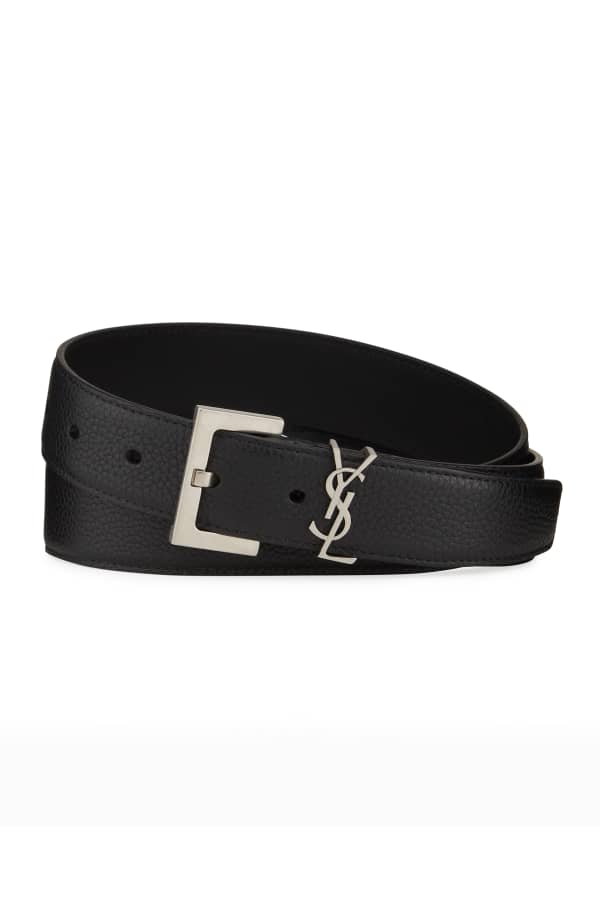 Amiri Men's Leather Logo Belt | Neiman Marcus