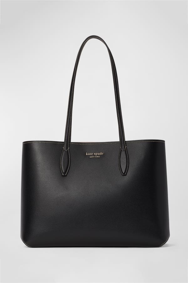 kate spade new york margaux large leather work tote bag | Neiman Marcus
