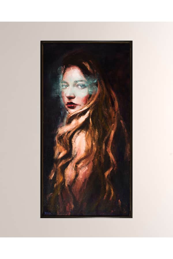 "Summer Stroll" Giclee on Canvas Wall Art Neiman Marcus