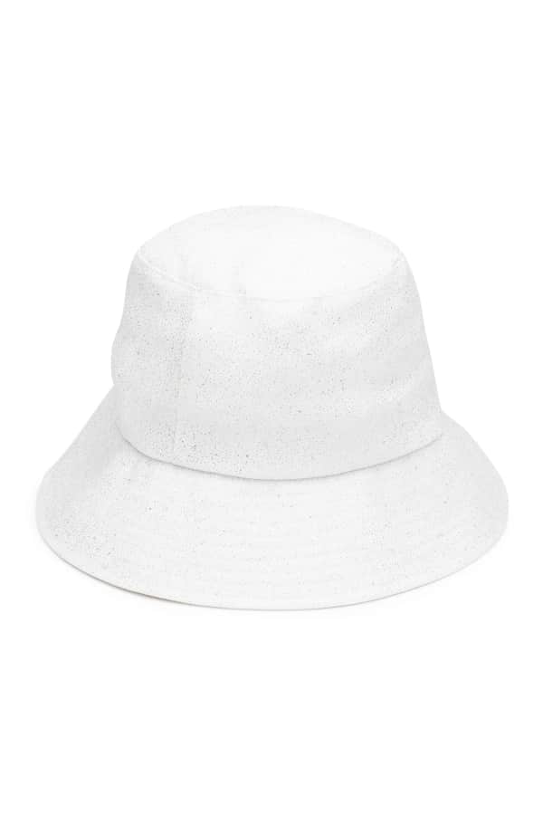 Loewe Frayed Denim Bucket Hat | Neiman Marcus