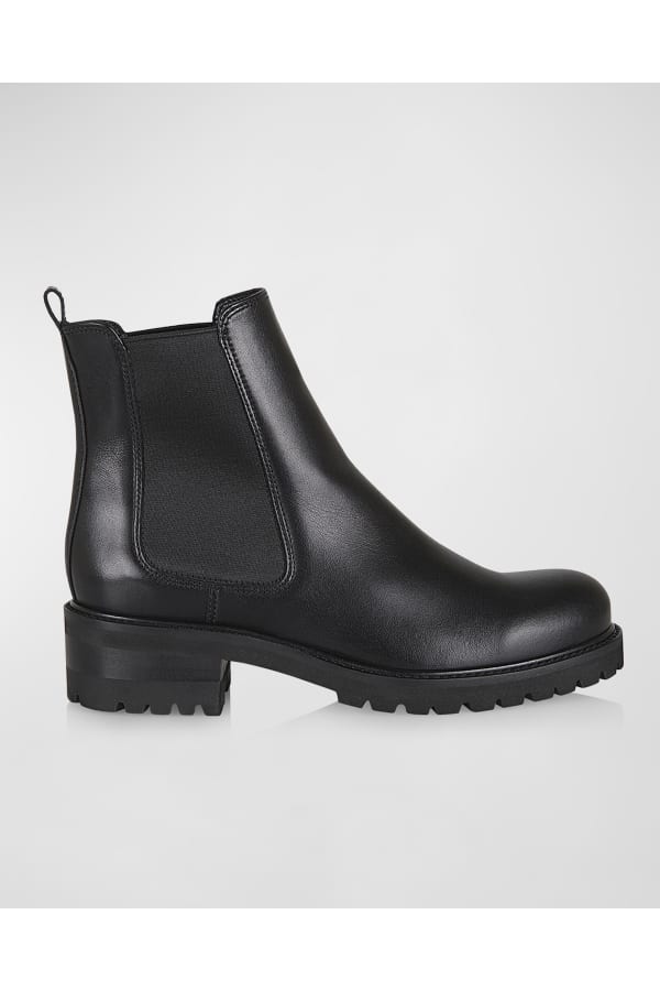 classics patent chunky chelsea boot