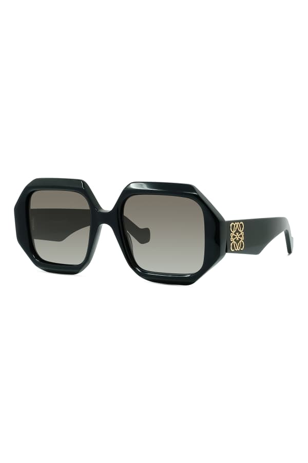 Loewe Rectangle Acetate Sunglasses Neiman Marcus 