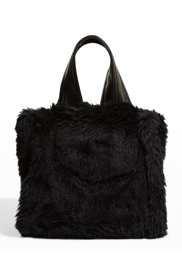 Stand Studio Lucille Faux-Fur Tote Bag | Neiman Marcus