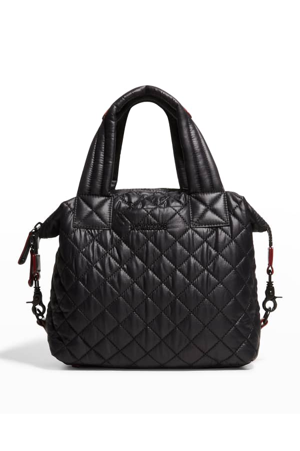 MZ WALLACE Sutton Deluxe Small Quilted Nylon Tote Bag Neiman Marcus