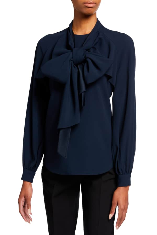 Ellie Cable Long Blouse Light Grey Melange