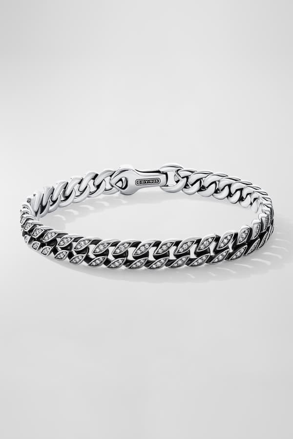David Yurman Men's Demascus Curb Chain Bracelet | Neiman Marcus