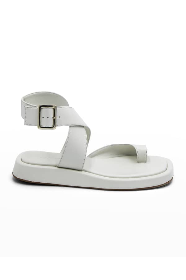 GIA/RHW ToeRing Flat Sporty Sandals Neiman Marcus