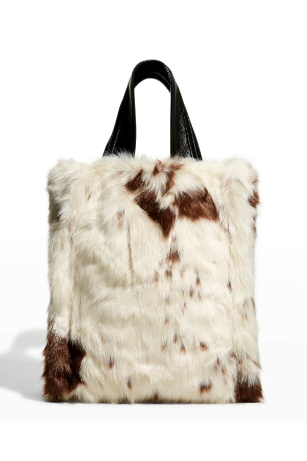 Stand Studio Lucille Faux-Fur Tote Bag | Neiman Marcus