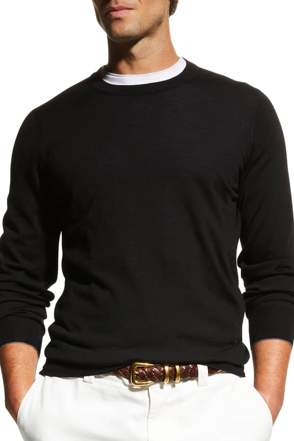 Rodd & Gunn Men's Queenstown OPTIM Wool-Cashmere Sweater | Neiman Marcus