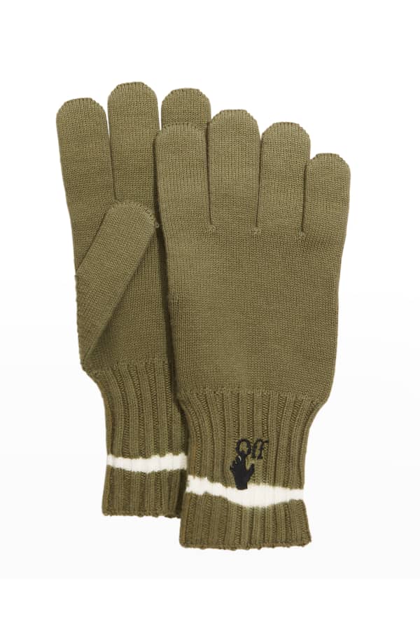 Portolano Men's CashmereLined Leather Gloves Neiman Marcus