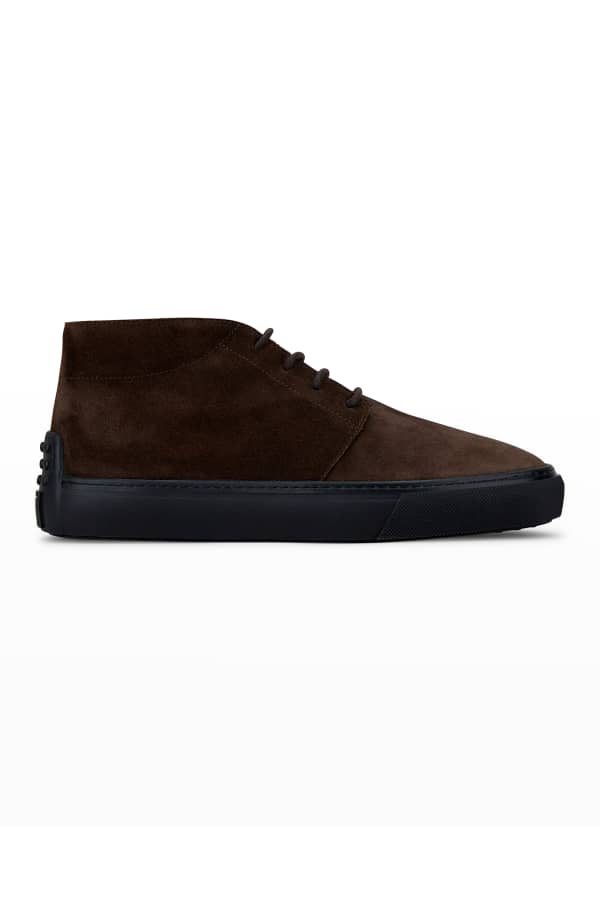Sycamore Style Men's Suede Wallabee/Moc Chukka Boot, Gray with Black ...