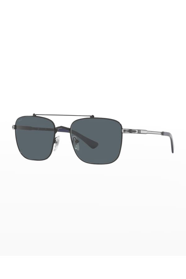 Salvatore Ferragamo Men's Signature Metal Aviator Sunglasses | Neiman ...